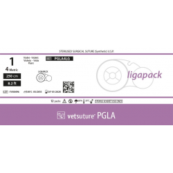 image: vetsuture PGLA metric 4 (USP 1) 250cm  (sans aiguille)   ligapack