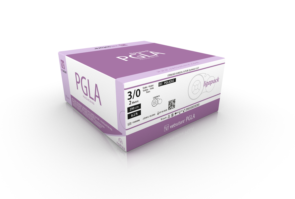 vetsuture® PGLA (EP2, USP3/0, 12x250cm)